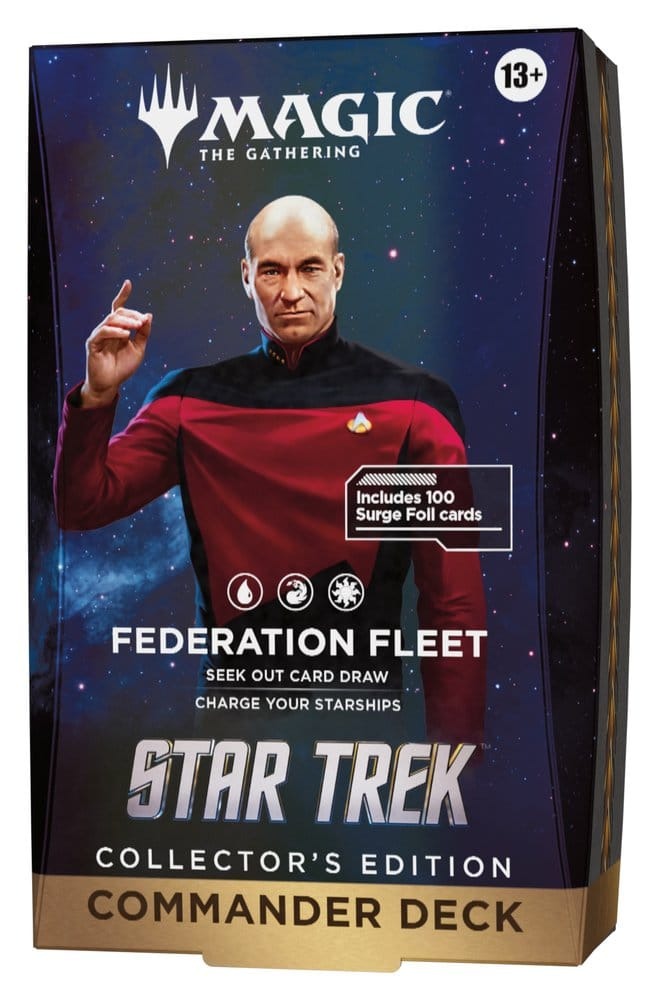 [PRESALE] Magic the Gathering Star Trek Mazos de Commander de edición de coleccionista Caja (4)